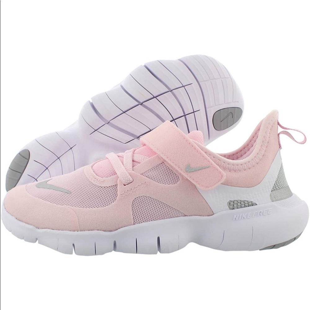 NEW Nike Free Rn 5.0 (Ps) Pink Foam kids shoes - Picture 12 of 13